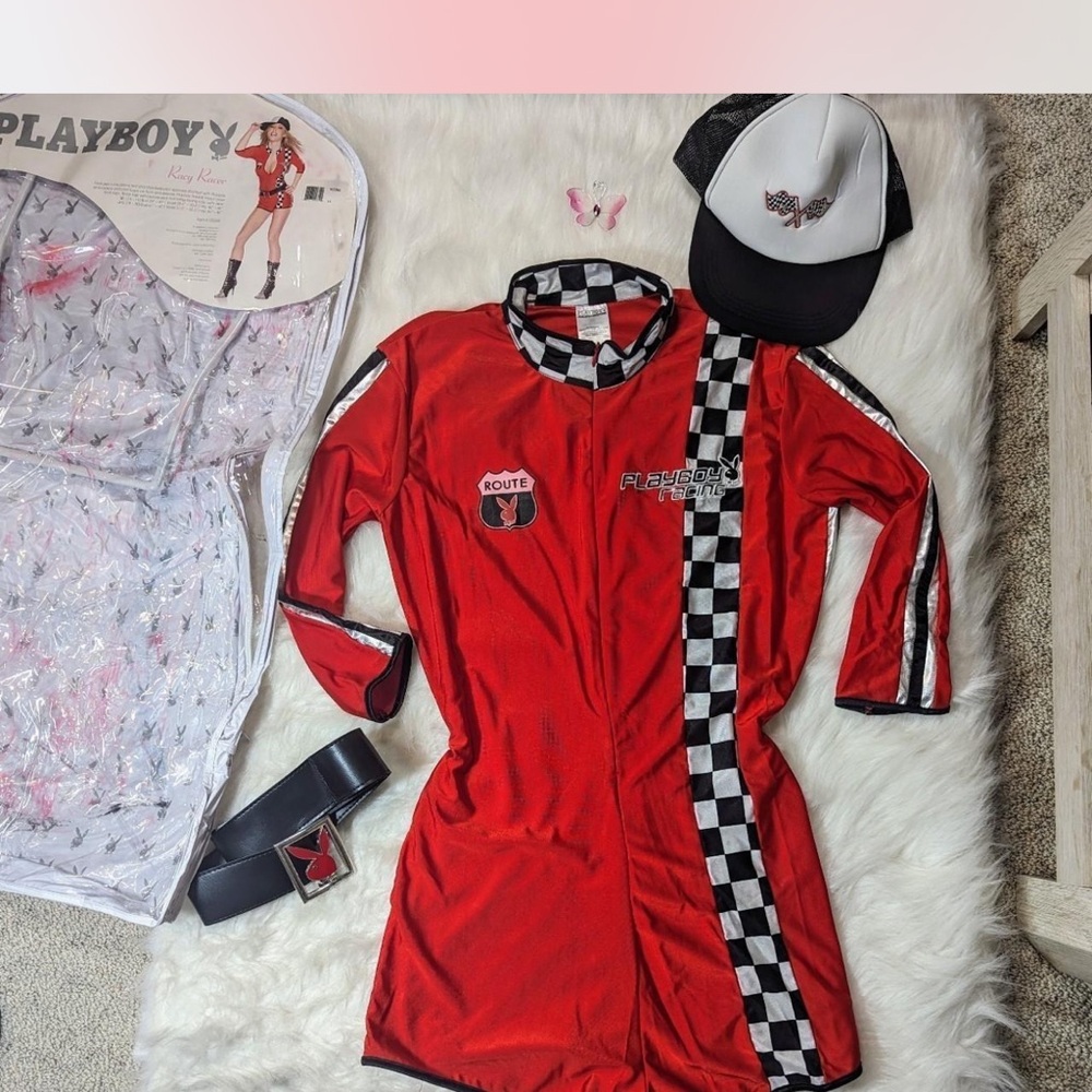PLAYBOY Red and Black Racing Outfit